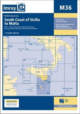 Imray Chart M36: South Coast of Sicilia to Malta Imray