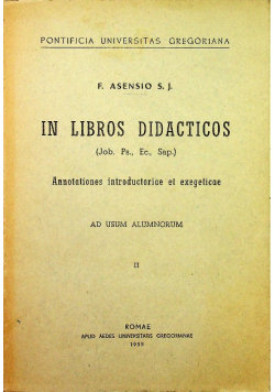 In Libros Didacticos 