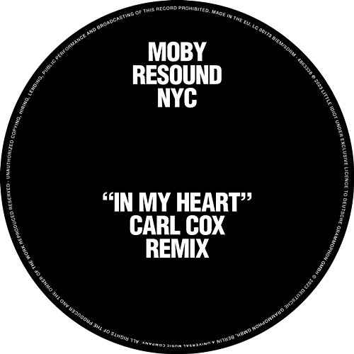 In My Heart Moby, Carl Cox feat. Gregory Porter