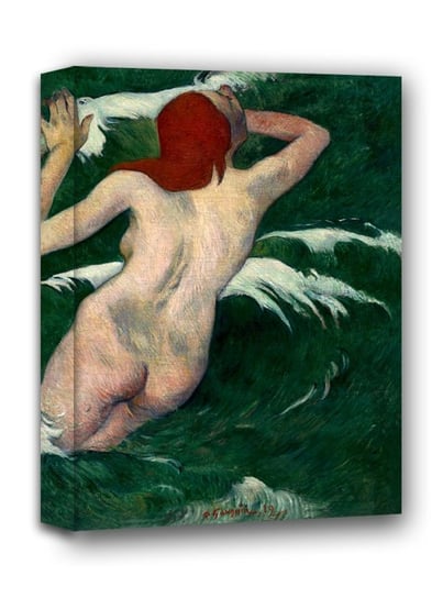 In the Waves, Paul Gauguin - obraz na płótnie 40x60 cm Galeria Plakatu
