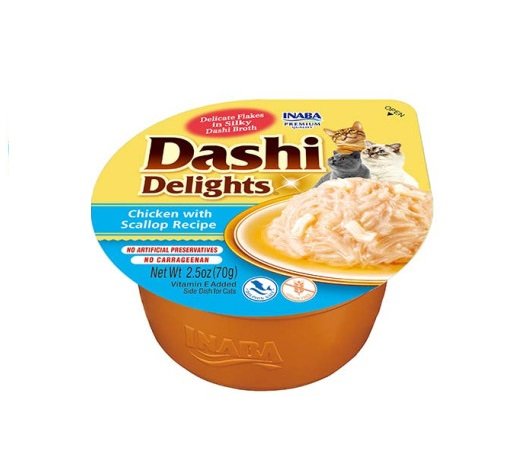 Inaba Cat Dashi Delights - Kurczak i przegrzebki 70g Inaba Foods