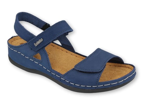 Inblu - Obuwie buty damskie sandały skórzane - 40 Inblu