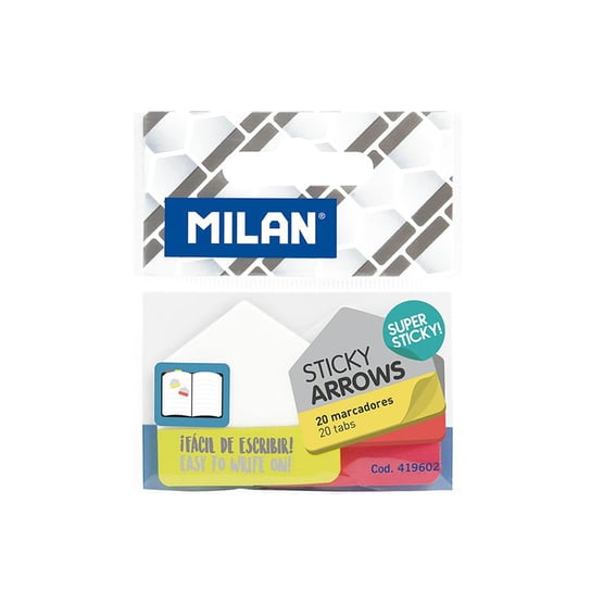 Indeksy transparentne strzałki Milan Milan
