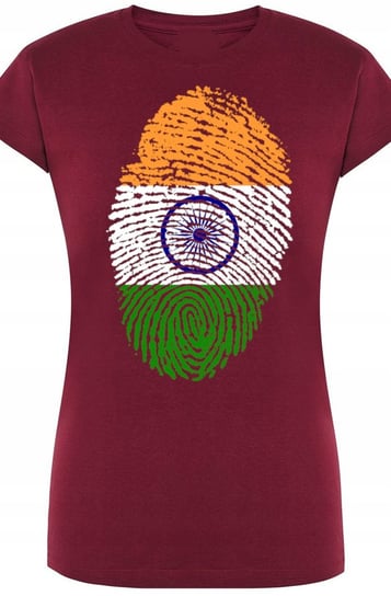 Indie Flaga Odcisk Damski T-Shirt Moda Rozm.XXL Inna marka