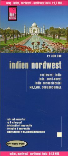 Indie Północno-Zachodnie. Mapa 1:1 300 000 Reise Know-How