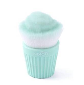 Indigo Cupcake Brush- Pastel Mint Indigo