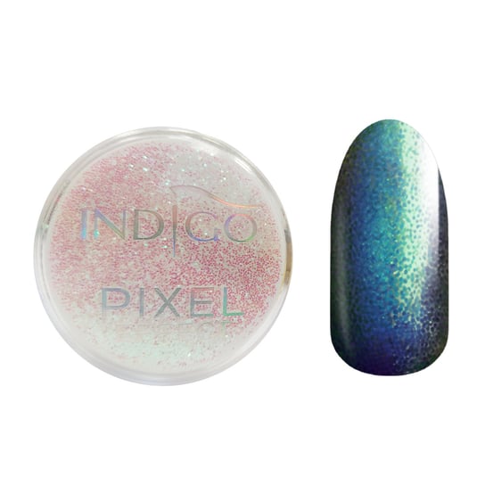 Indigo Pixel Effect Emerald Black 2.5g Indigo Nails Lab