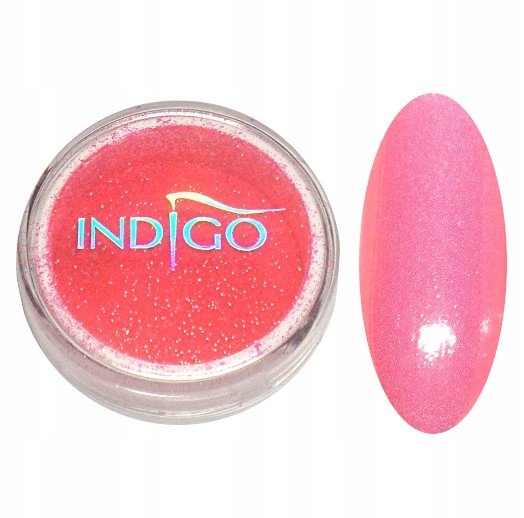Indigo Pyłek Syrenka Neon Pink 2,5g Indigo Nails Lab
