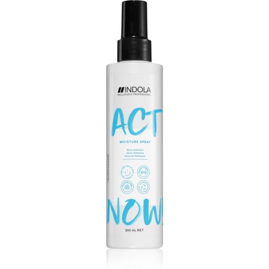 Indola Act Now! Moisture nawilżający spray do włosów 200 ml Indola