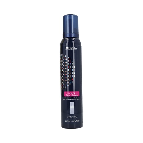 INDOLA, Color Style Mousse Pianka koloryzująca do włosów (SILVER), 200 ml Indola