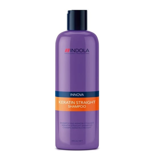Indola, Keratin Straight, szampon prostująco-wygładzający z keratyną, 300 ml Indola