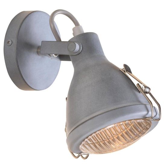 Industrialna LAMPA kinkiet CRODO 91-71101 Candellux metalowa OPRAWA ścienny reflektorek regulowany szary Candellux