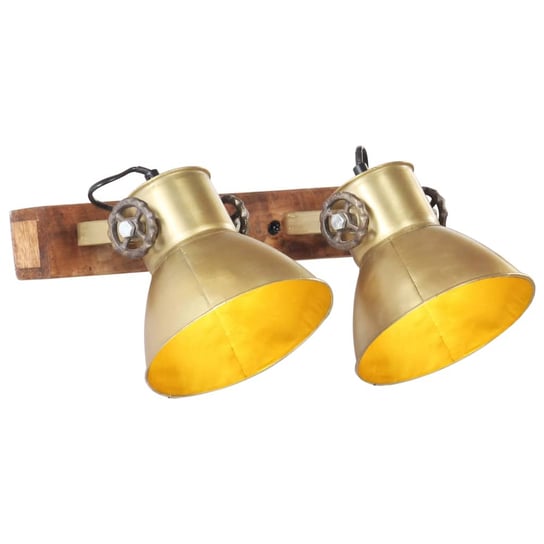 Industrialna lampa ścienna VIDAXL, miedziany, 45x25 cm, E27 vidaXL