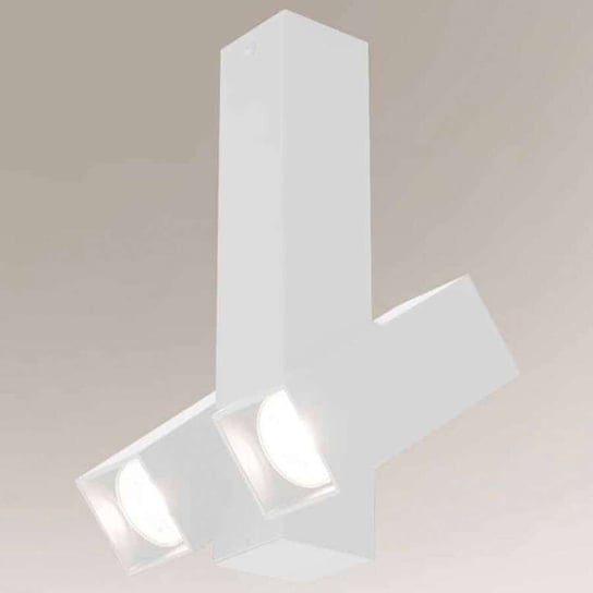 Industrialna LAMPA spot MITSUMA 7887 Shilo prostokątna OPRAWA metalowa sufitowa biała Shilo