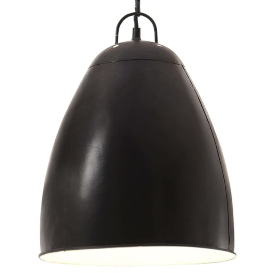 Industrialna lampa wisząca, 25 W, czarna, okrągła, 32 cm, E27 vidaXL
