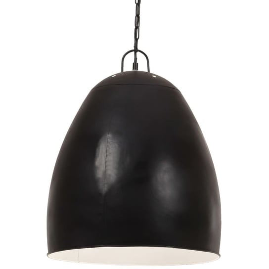 Industrialna lampa wisząca, 25 W, czarna, okrągła, 42 cm, E27 vidaXL