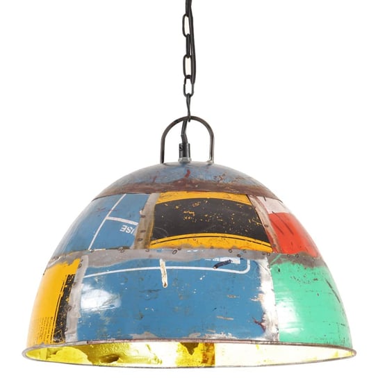 Industrialna lampa wisząca, 25 W, kolorowa, okrągła, 41 cm, E27 vidaXL