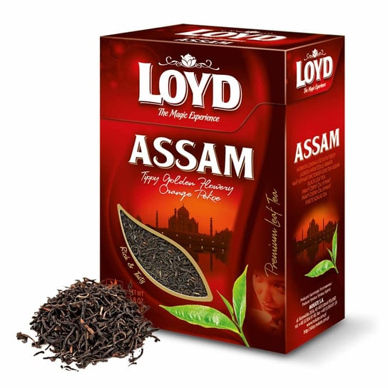 Indyjska Mocna Czarna Herbata Liścista Premium ASSAM Black Tea 80g LOYD Loyd Tea