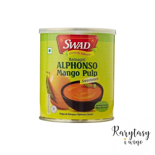 Indyjska Pulpa z Owoców Mango Alphonso "Alphonso Mango Pulp Sweetened" 850g SWAD Inny producent