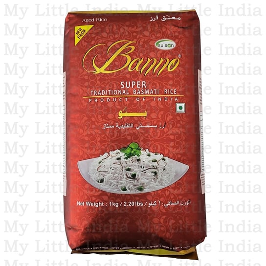 Indyjski ryż Banno basmati super tradycyjny 1 kg Banno