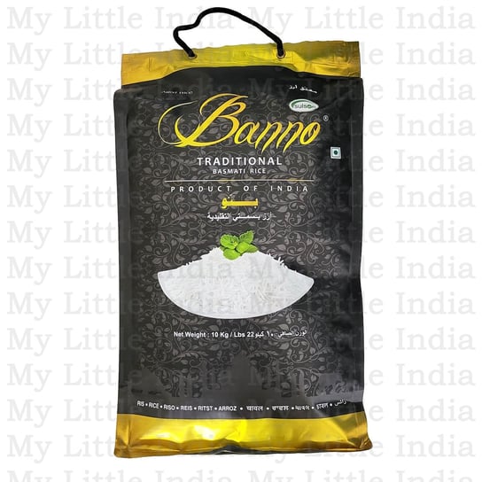 Indyjski ryż Bano basmati tradycyjny 10 kg Banno