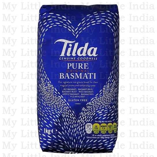 Indyjski ryż Tilda basmati czysty oryginalny 1 kg Tilda