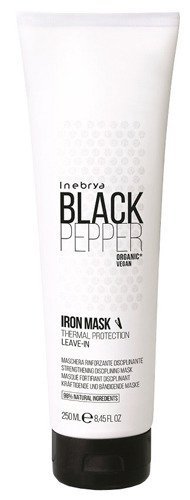 Inebrya, Black Pepper, maska regenerująca do włosów Iron Mask, 250 ml Inebrya