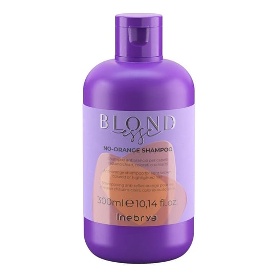 Inebrya Blondesse no-orange shampoo szampon do włosów jasnobrązowych farbowanych i rozjaśnianych 300ml Inebrya