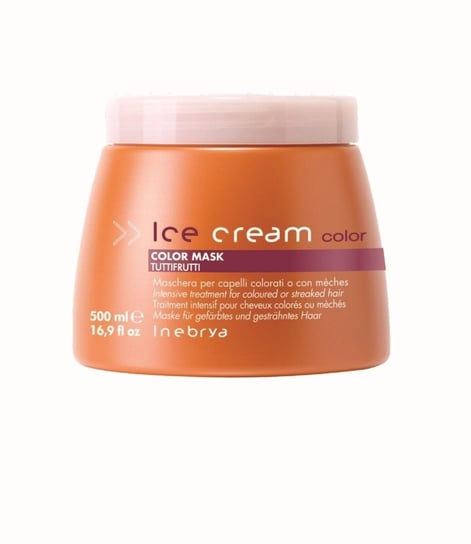 Inebrya, Ice Cream Color, maska do włosów farbowanych, 500 ml Inebrya
