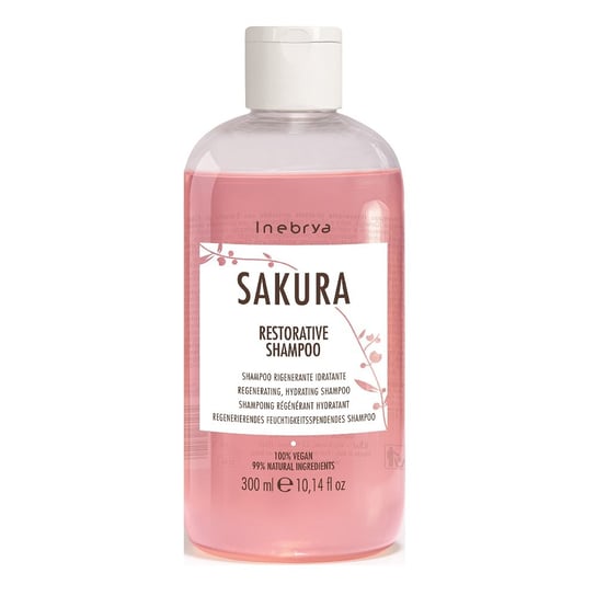 Inebrya, Sakura, szampon do włosów wzmacniający, 300 ml Inebrya