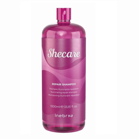 Inebrya, Shecare Repair Shampoo rozświetlająco-naprawczy szampon do włosów zniszczonych zabiegami chemicznymi 1000ml Inebrya