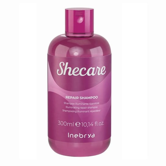 Inebrya, Shecare Repair Shampoo rozświetlająco-naprawczy szampon do włosów zniszczonych zabiegami chemicznymi 300ml Inebrya