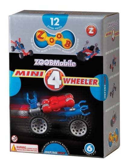 Infinitoy, Zoob, klocki konstrukcyjne Mobile Mini 4 wheeler Infinitoy