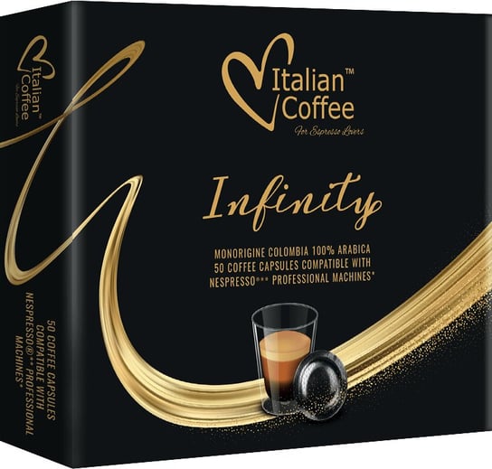 Infinity 100% Arabika Z Kolumbii Nespresso Professional - 50 Kapsułek Italian Coffee