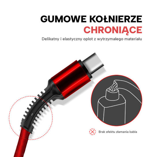 Infloo kabel 3w1 LIGHTINING/TYPE-C/MICRO USB InFloo