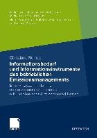 Informationsbedarf und Informationsinstrumente des betrieblichen Emissionsmanagements Romeo Christiane