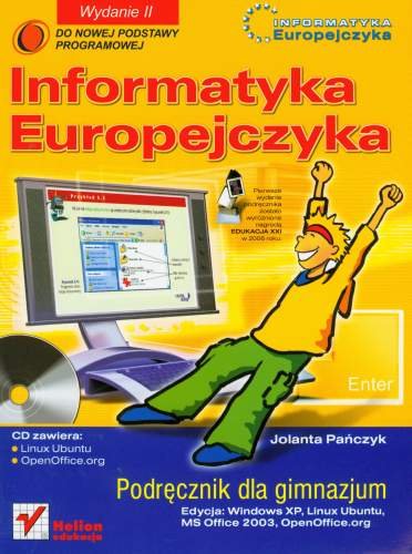 Informatyka Europejczyka. Podręcznik dla gimnazjum + CD Pańczyk Jolanta
