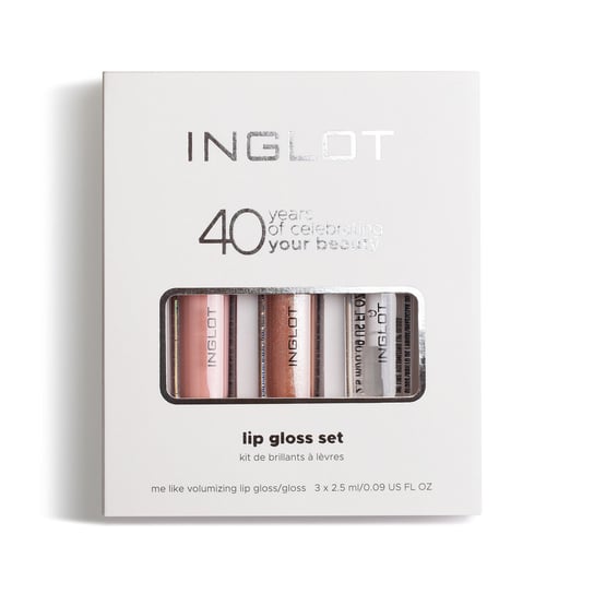 Inglot, 40 Years Of Celebrating Your Beauty, Zestaw Błyszczyków Do Ust, 3 Szt. INGLOT