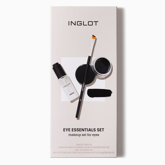 Inglot, Zestaw do makijażu oczu Essentials, 3 szt. INGLOT