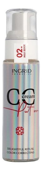 Ingrid, CC Cream Put on, krem CC tonujący 02  Milk Beige, 30ml Ingrid