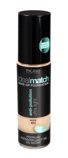 Ingrid, Ideal Match, podkład dopasowujący się do skóry 403 Nude, 30 ml Ingrid