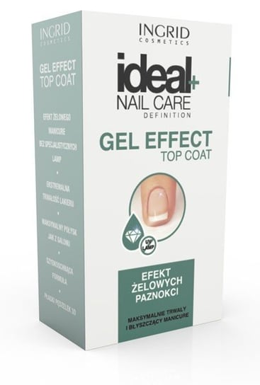 Ingrid, Ideal Nail Care, preparat nawierzchniowy efekt żelowych paznokci, 7 ml Ingrid