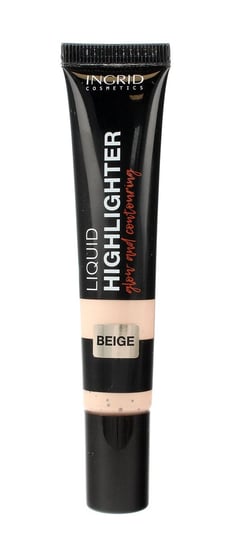Ingrid, Liquid Highlighter, rozświetlacz do twarzy w płynie Beige, 20 ml Ingrid