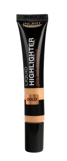 Ingrid, Liquid Highlighter, rozświetlacz do twarzy w płynie Gold, 20 ml Ingrid