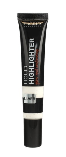 Ingrid, Liquid Highlighter, rozświetlacz do twarzy w płynie Silver, 20 ml Ingrid