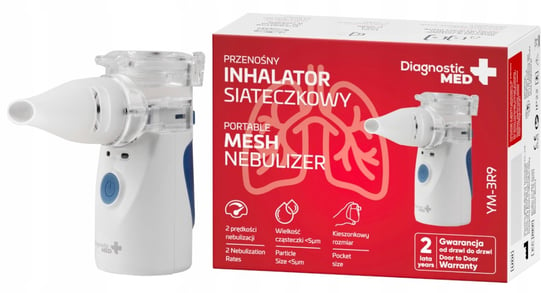Inhalator Przenośny, dla dzieci i dorosłych Diagnostic Med Ym-3R9 Diagnostic
