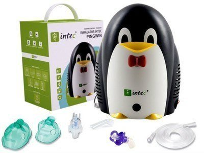 Inhalator tłokowy dla dzieci INTEC Pingwin, CN-02WF2 Intec