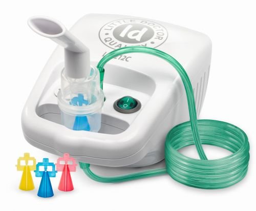 Inhalator tłokowy dla dzieci LITTLE DOCTOR LD‐212C biały + akcesoria, 12 szt. Little Doctor