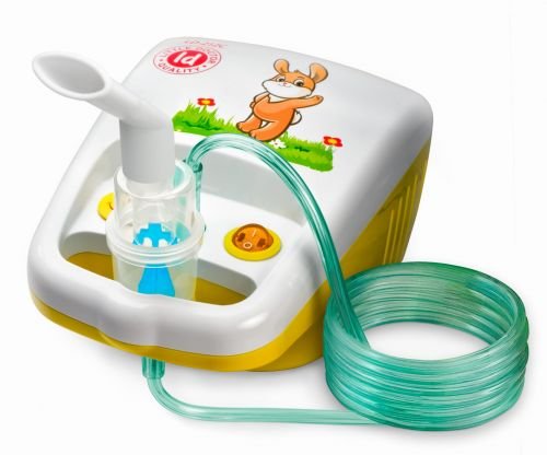Inhalator tłokowy dla dzieci, Little Doctor, LD‐212C z króliczkiem, akcesoria, 12 szt. Little Doctor