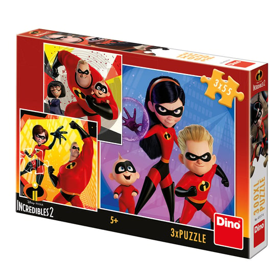Iniemamocni Disney Puzzle 3 w 1 trzy układanki z filmu w jednym pudełku wiek dziecka 5+ szybka wysyłka idealne na prezent Dino Toys
